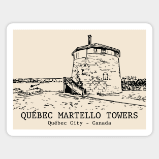 Québec Martello Towers - Québec City QC Magnet